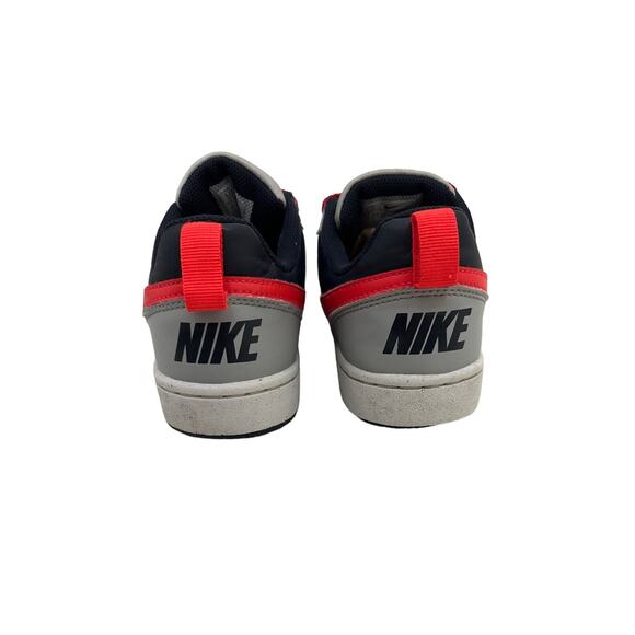 Nike Shoes Court Borough Low Recraft Light Smoke Crimson Sneakers Size Youth 4.5 - Picture 4 of 5